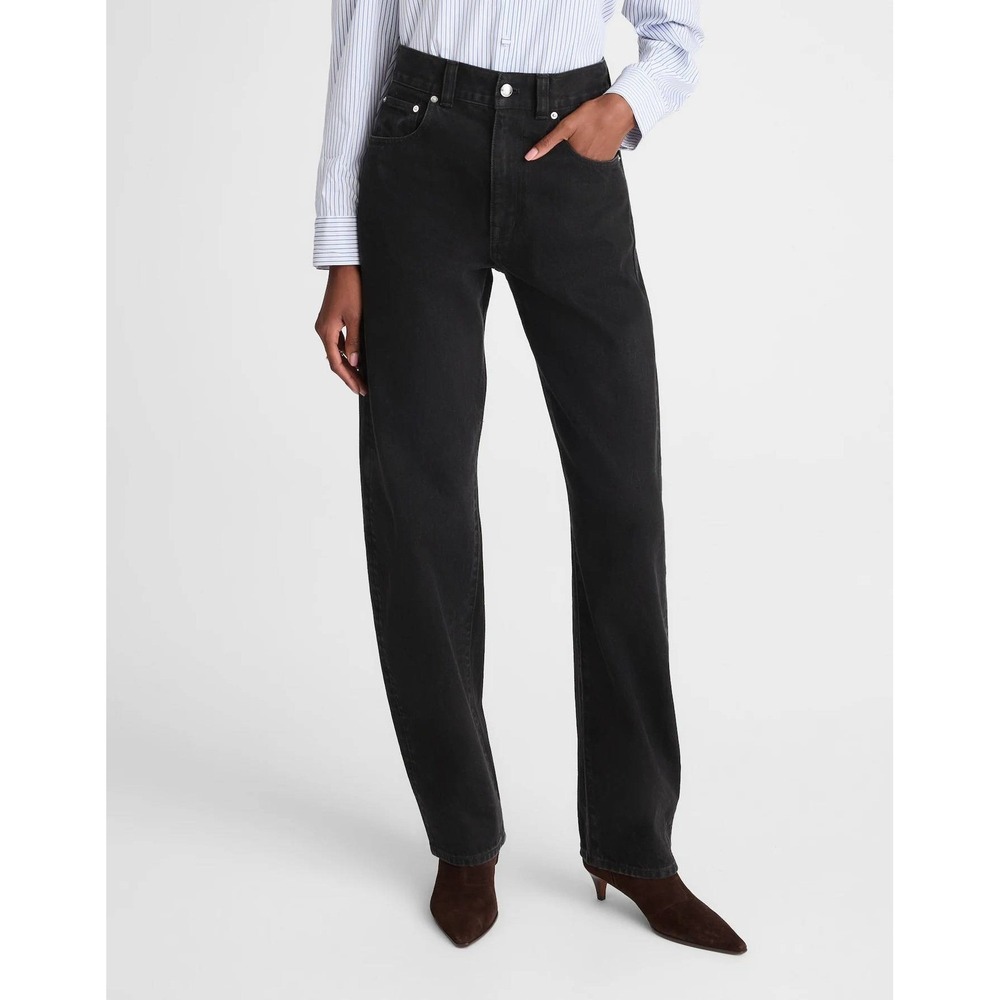 Madewell The Balloon Jean‎ Black Frost Rigid Size 32 NWT
